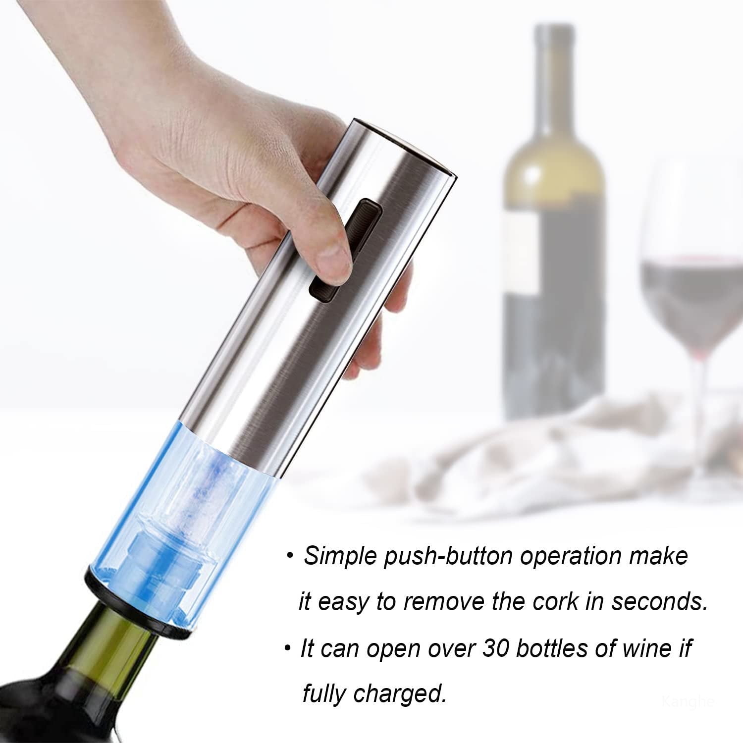 Premium Wine Opener Set- Air Pressure Easy Cork Remover Wine Bottle Op